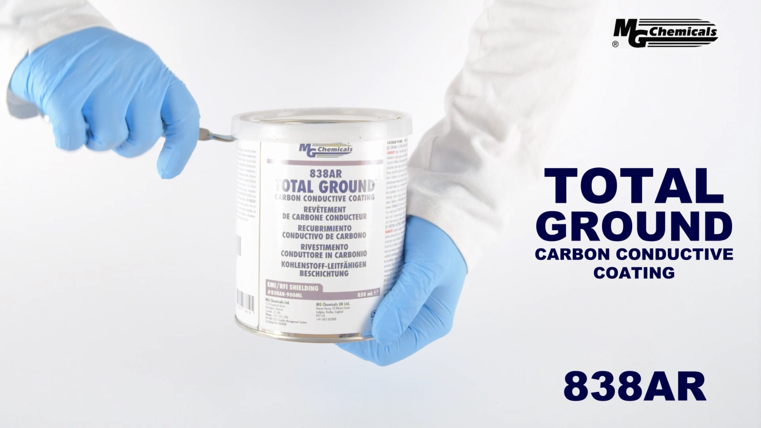 Total Ground Carbon Conductive Coating 838AR Unboxing